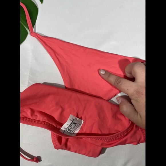 NWD Becca‎ Color Code Side Tie Bikini Bottoms in Coral [SZ Medium ] - Picture 10 of 12